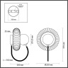 Бра ODEON LIGHT BUNY 5013/1WA