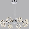 Люстра ODEON LIGHT MIRAGE L-VISION ODL24 455 LED 53W 4000K 3744лм металл акрил, хром 5029/53L