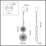 Подвесной светильник ODEON LIGHT CARAMELLA 5416/13LA