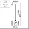 Подвесной светильник ODEON LIGHT GEMME 7114/4LA
