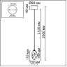 Подвесной светильник ODEON LIGHT GEMME 7114/4LB