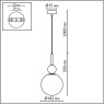 Подвесной светильник ODEON LIGHT LOLLA 4361/1A