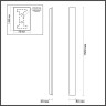 Уличный настенный светильник ODEON LIGHT FIBI 4379/36WL 4379-36WL
